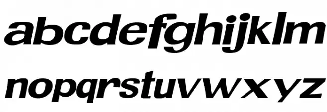 JMHPREXP-Italic 字体 小写