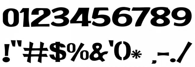JMHPREXP-Regular Font OTHER CHARS