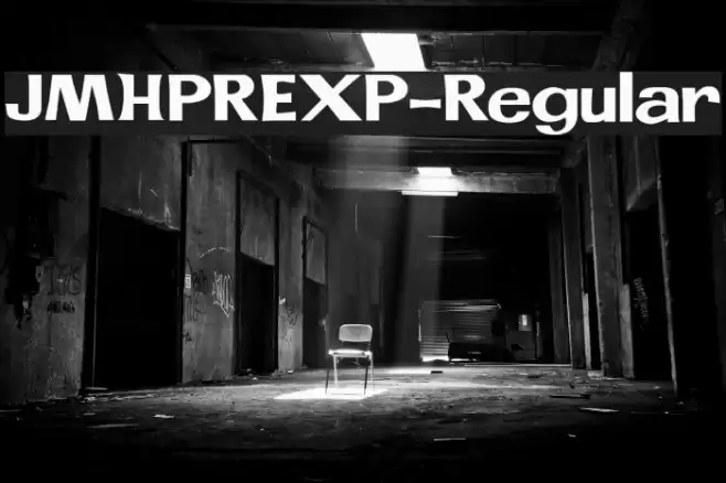 JMHPREXP-Regular Font examples
