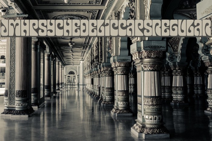 JMHPsychedelicCAPS-Regular Font examples