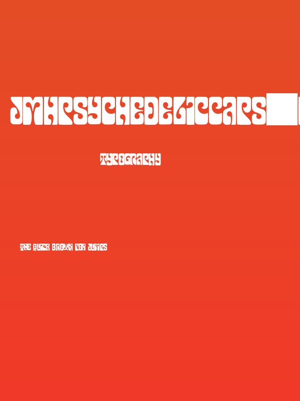 JMHPsychedelicCAPS-Regular Poster