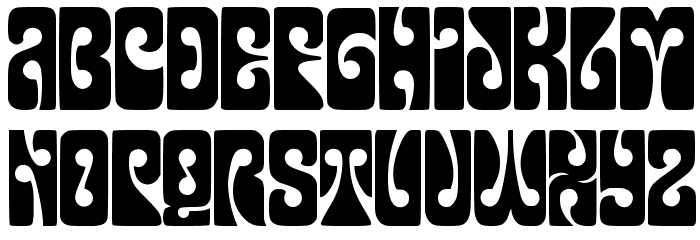 JMHPsychedelicCAPS-Regular Font LOWERCASE