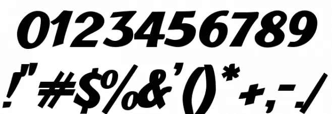 JMHPulpPaperback-Bold Font OTHER CHARS