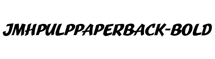 JMHPulpPaperback-Bold  Descarca Fonturi Gratis