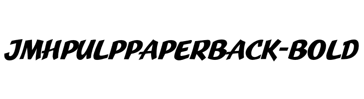 JMHPulpPaperback-Bold  Fuentes Gratis Descargar