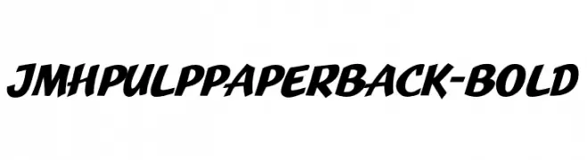 JMHPulpPaperback-Bold  لخطوط تنزيل