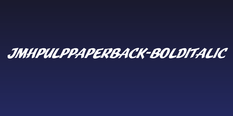 JMHPulpPaperback-BoldItalic Social Header