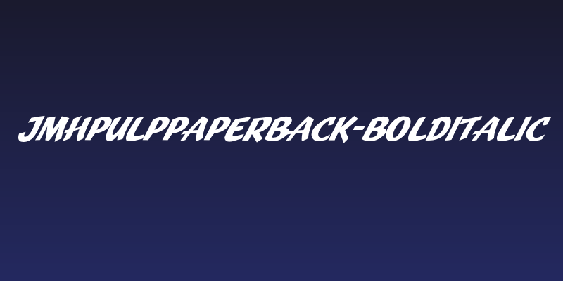 JMHPulpPaperback-BoldItalic Social Header