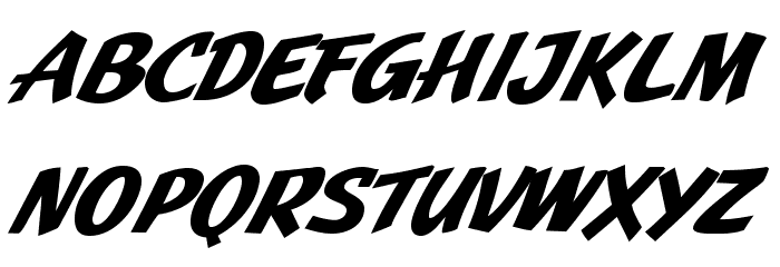 JMHPulpPaperback-BoldItalic Font LOWERCASE