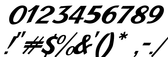 JMHPulpPaperback-Italic Font OTHER CHARS