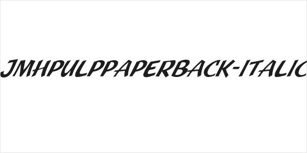 JMHPulpPaperback-Italic Logo