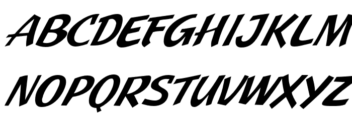 JMHPulpPaperback-Italic Font LOWERCASE
