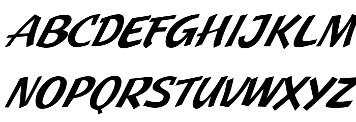 JMHPulpPaperback-Italic Font LOWERCASE
