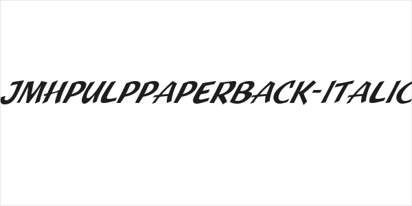JMHPulpPaperback-Italic Logo