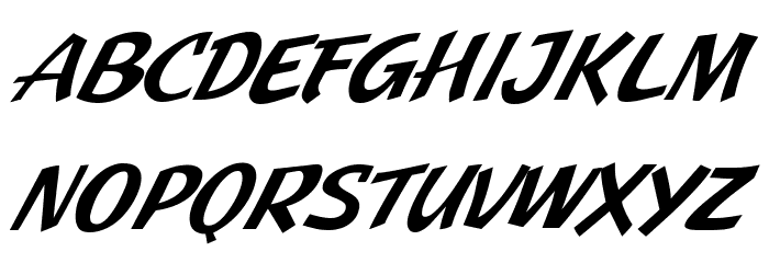 JMHPulpPaperback-Italic Font LOWERCASE