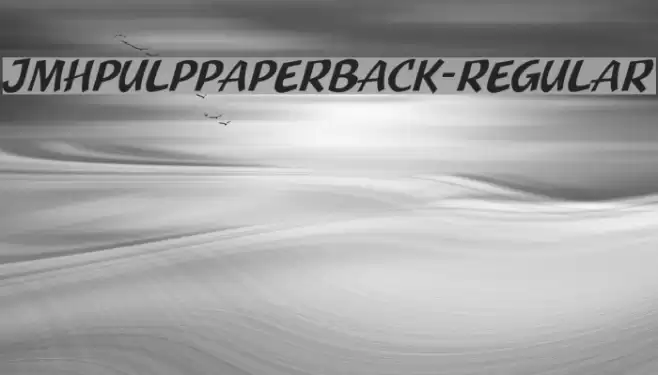 JMHPulpPaperback-Regular خط examples