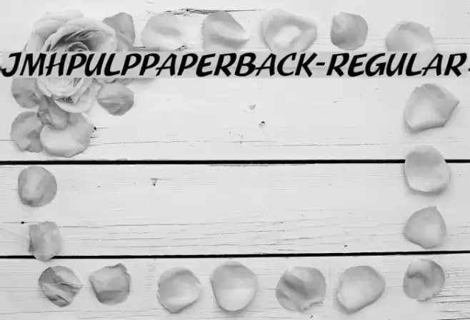 JMHPulpPaperback-Regular خط examples