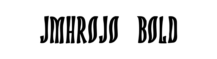 JMHROJO-Bold Font