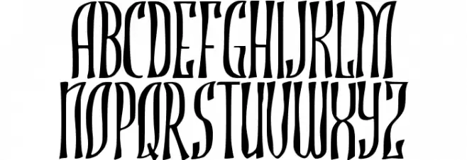 JMHROJO-Regular Schriftart Kleinbuchstaben