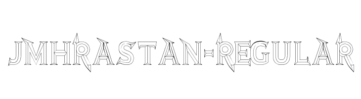 JMHRastan-Regular Font