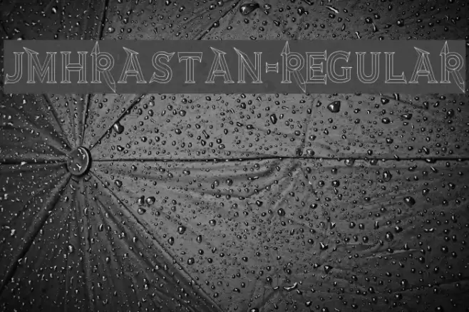 JMHRastan-Regular फ़ॉन्ट examples