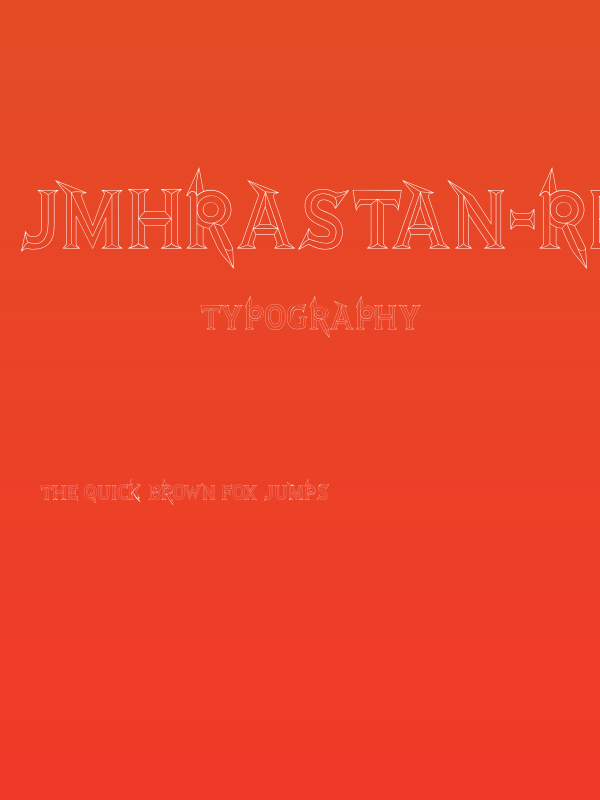JMHRastan-Regular Poster