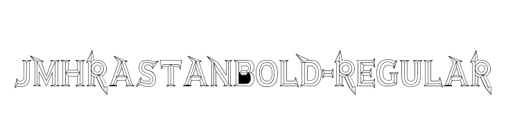 JMHRastanBold-Regular Font