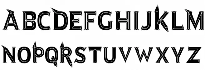 JMHRastanBoldBlack-Regular Font UPPERCASE