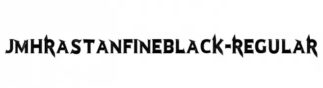 JMHRastanFineBlack-Regular  Free Fonts Download