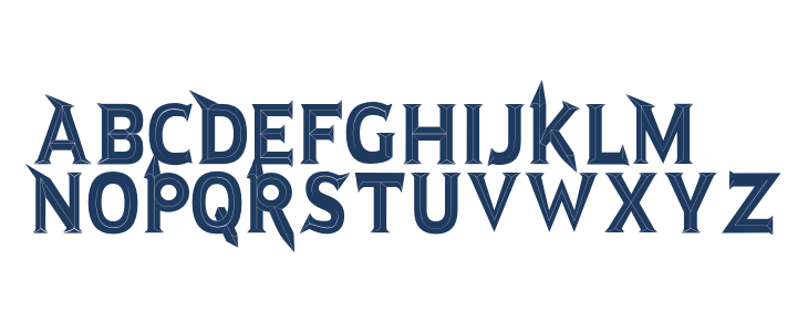 JMHRastanFineBlack-Regular Uppercase