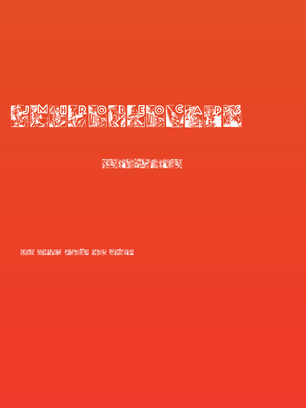 JMHRodeoCaps3-Regular Poster