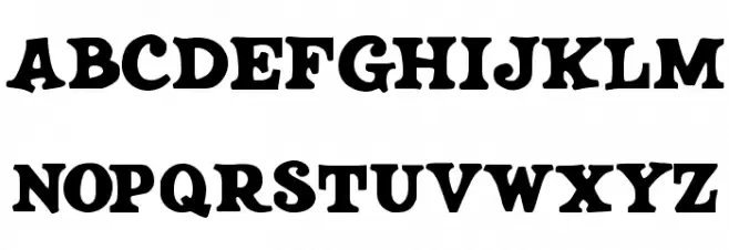JMHSALOON-Regular Schriftart Groß