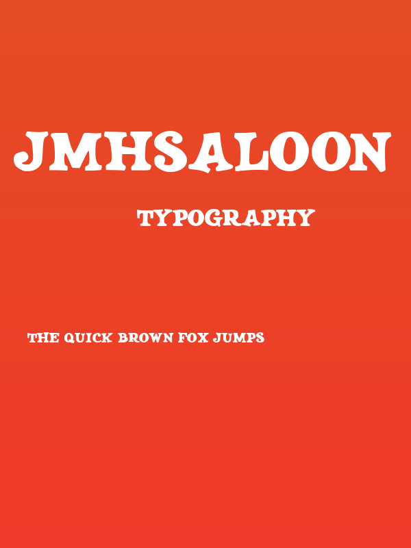 JMHSALOON-Regular Poster