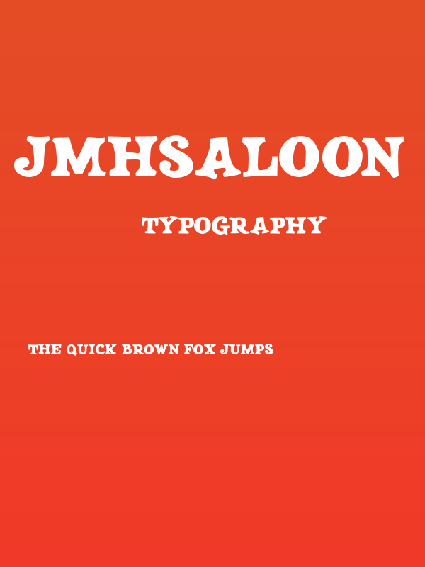 JMHSALOON-Regular Poster
