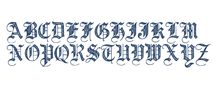 JMHSantaMariaRough-Regular Uppercase