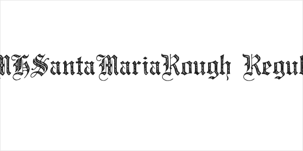 JMHSantaMariaRough-Regular Logo