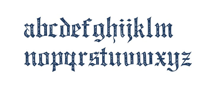 JMHSantaMariaRough-Regular Lowercase