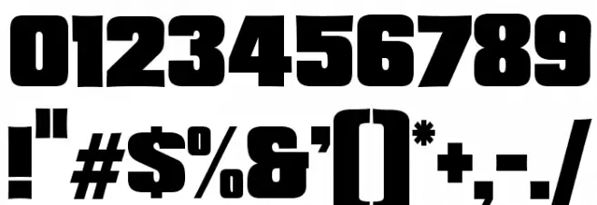 JMHSavage-Regular Font OTHER CHARS