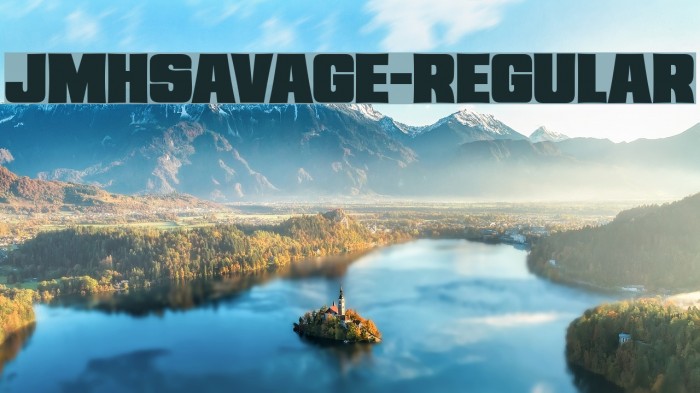 JMHSavage-Regular Font examples