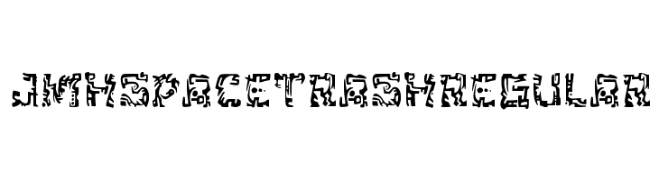 JMHSpaceTrash-Regular  フリーフォントのダウンロード