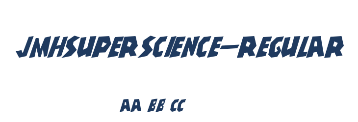 JMHSuperScience-Regular Font Preview