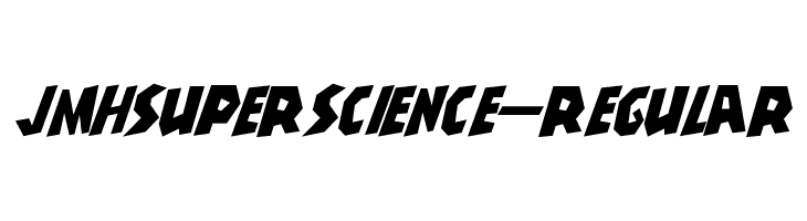 JMHSuperScience-Regular फ़ॉन्ट