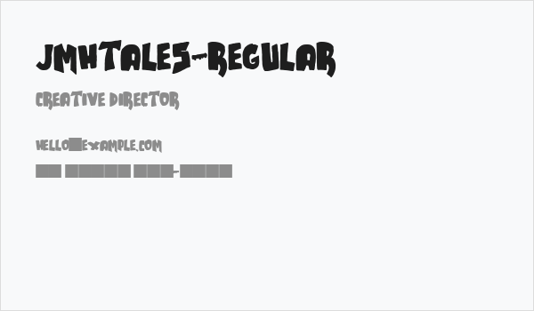 JMHTALES-Regular Business Card
