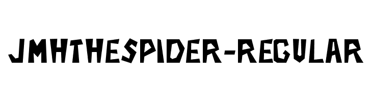JMHTHESPIDER-Regular फ़ॉन्ट
