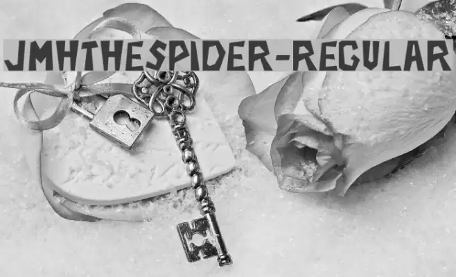 JMHTHESPIDER-Regular Font examples