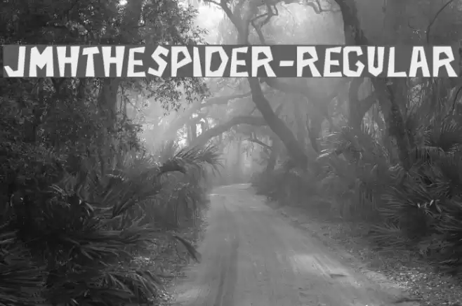 JMHTHESPIDER-Regular Font examples