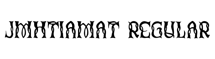 JMHTiamat-Regular  Frei Schriftart Herunterladen