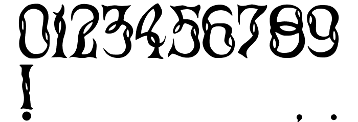 JMHTiamat-Regular Font OTHER CHARS