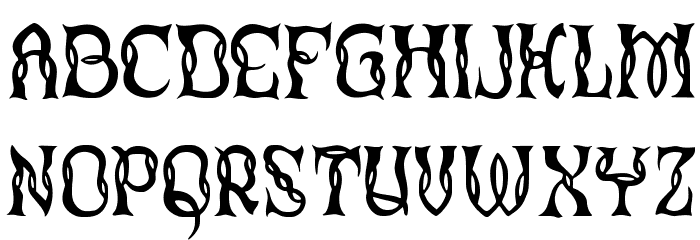 JMHTiamat-Regular Font LOWERCASE