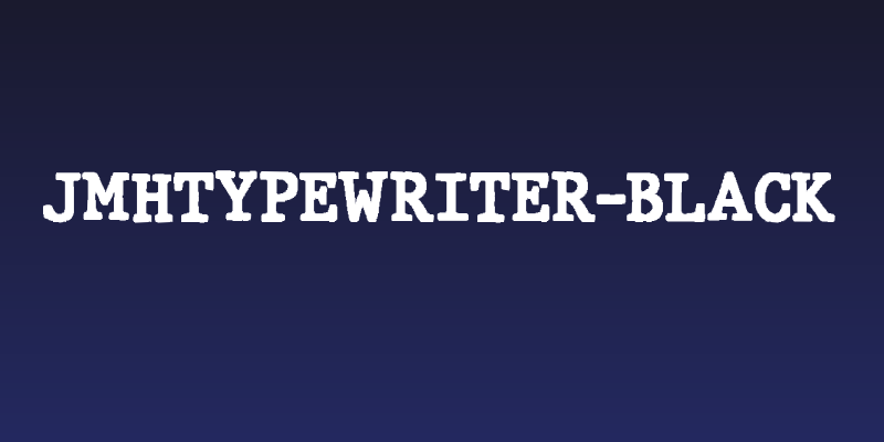 JMHTypewriter-Black Social Header